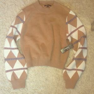 Meet and Greet Tan Sweater